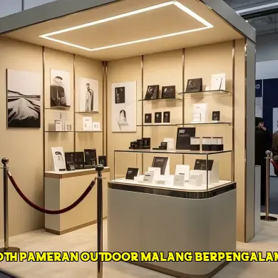 booth pameran outdoor malang berpengalaman